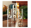 Clear Glass Oil Lamp Chimney Room Light Creative Decor Kerosene Burner 12cm