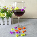 12Pcs/bag Silicone bag Cup Wine Glass Charm Gift Label Wine Glasses MarkerB Hn