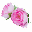50 pcs 3cm artificial silk roses heads wedding flower decoration, Pink