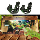 2PCS Fish Tank and Aquarium Artificial Hollow Tree Branch with Lichen Decoration