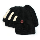 Unisex Men Women Button Crochet Knit Ski Beanie Wool Roman Knight Hat Masks Hot