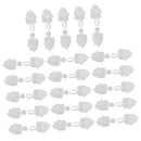 40 Pair Chinese Frog Closure Flower Button Fastener DIY Sewing for Cheongsam