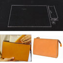 4pcs Acrylic Template Leather Handbag Pattern Stencil for Professional Clear