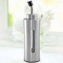 Stainless Steel Kitchen Sauce Oil Pot Vinegar Cruet Bottle Dispenser 240ml