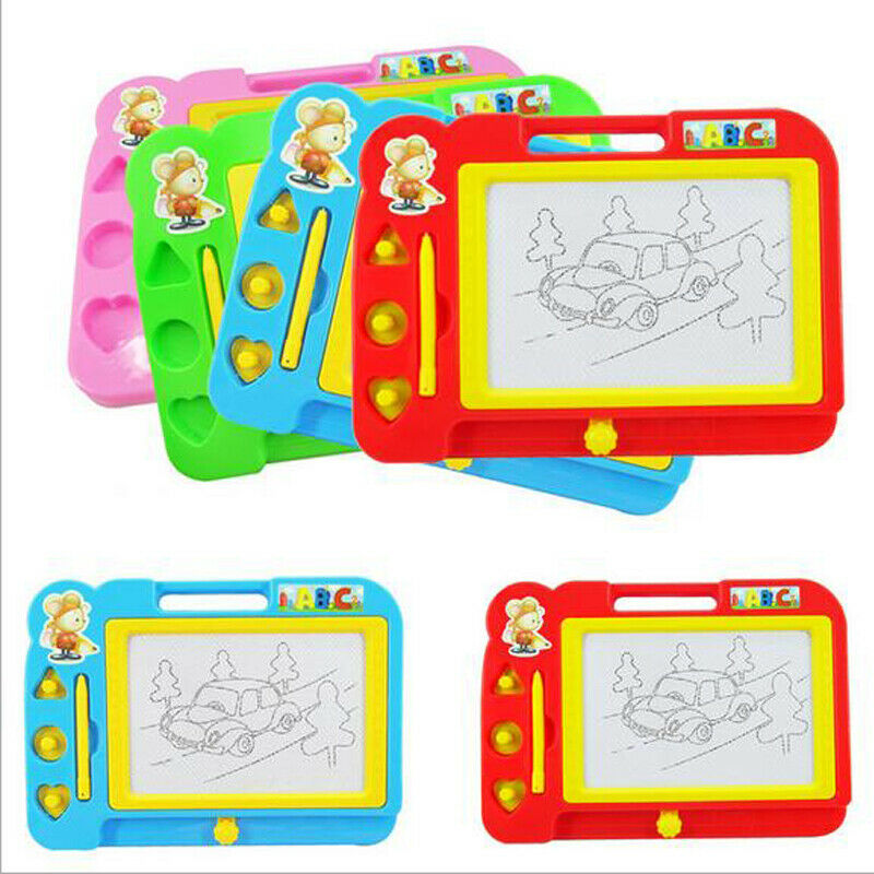 Children Kids Baby Magnetic Drawing Writing Board Sketch Pad Education T ATB