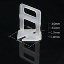 2Mm Level Floor Cross Spacers Tiles Tools Tile Leveling System 200Pcs 2.0Mm