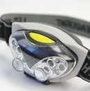 Portable 3 Mode 6 LED Headlight Headlamp For Outdoor Activities High Quanlity