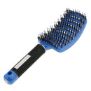 Curved Vented Paddle Detangling Hair Brush Nylon Bristle Pin Hairbrush Comb
