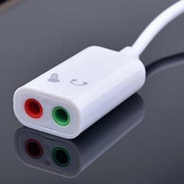 3.5mm Audio Headset Mic Y Splitter Cable Adapter TRRS to 2 TRS For PC Laptop