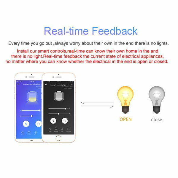 2.4G Wifi Smart Switch For Ewelink App Diy Wireless Remote Control Automati H7I2