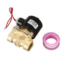 DN15 1/2 Inch AC220V Brass Electric Solenoid Valve with Two-Way Two-Positio
