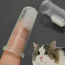 1X Pet Dog Cat Oral Dental Brush Cleaning Finger Toothbrush Teeth  Care  Hy C0O0