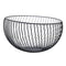 Fruit Basket Candy Cookie Snack Bowl Kitchen Vegetable Food Holder-Black