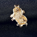 Women's Fashion Natural Animal lovely Alloy Rhinestone Brooch Pins For Wome Z4U3