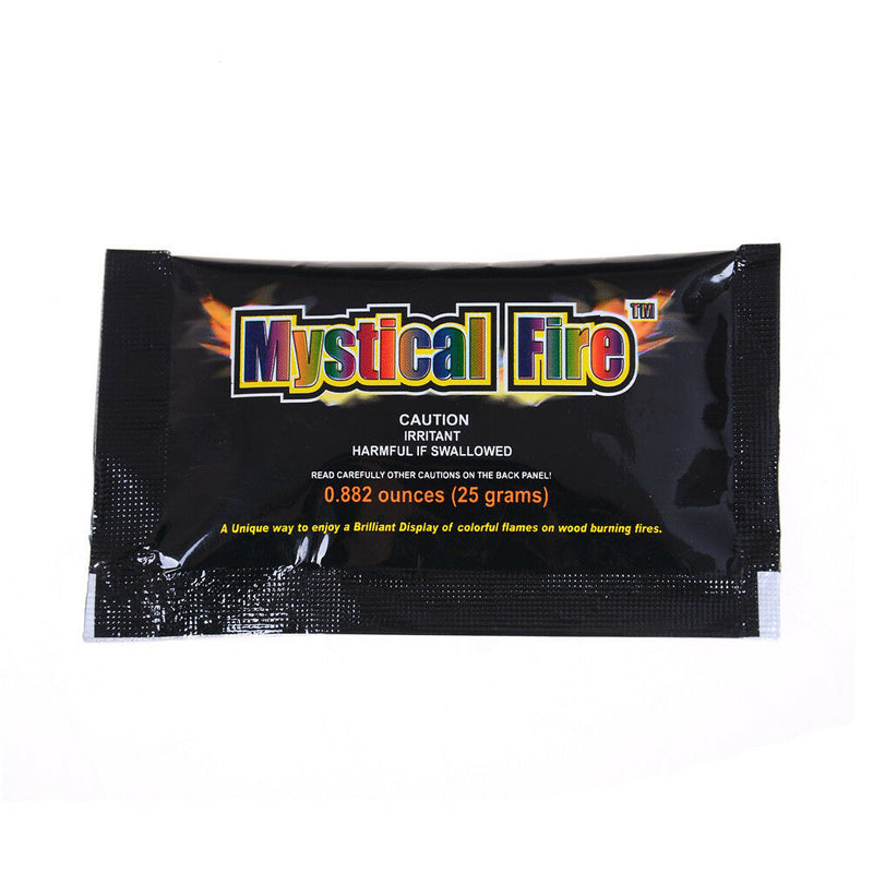25g Mystical Fire Magic Tricks Coloured Flames Bonfire Sachets 3c