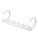 8pcs Durable Space Saving Hangers Multi-Purpose Plastic Magic Hangers Closet