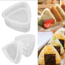 2Pcs Triangle Form Mould Sushi DIY Onigiri Rice Ball Bento Tool Maker neu P J3D8
