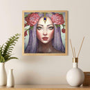 5D DIY Special Shaped Diamond Painting Girl Cross Stitch Mosaic Craft Kits