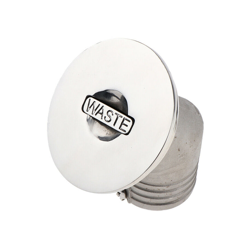 Boat Deck Fill / Filler Keyless Cap 2 inch /50mm - Waste 316 Stainless Steel