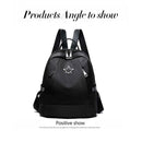 Women Casual Backpack Student Star Schoolbags Travel Waterproof Knapsack