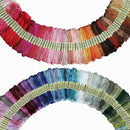 Rainbow Color Embroidery Thread Cross Stitch Threads Bracelets Floss Crafts