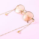 Simple Glasses Water Drop Chain Sunglasses Neck Strap Eyewear Accessories