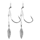2pcs Lead Jig Head Fish Hook for Soft Fishing Bait Spinner Fishing Tackle