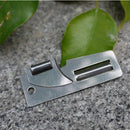2" Double New  Peeler Stainless Steel 2 in 1 EDC Pocket Multi Tool Opener