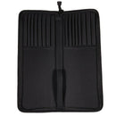 foldable Oxford cloth zipper Artist brush Bag Case Holder - Black