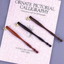 Wood Calligraphy English Dip Pen Nib Holder Artist Writing Tool Student Gift