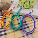 5pcs Colorful Magic Bendy Flexible Soft Pencil w/ Eraser Gift Kids Study Writing