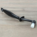 Double Head Anti-scald Handle Coffee Machine Cleaning Brush Spoon (Black)