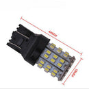 2Pcs White T20 7443 1206 6000K 64SMD Turn Signal Stop Braking LED Light Bu JR