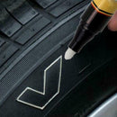 2PC White Paint Pen-Marker Waterproof Permanent-Car Tire Lettering-Rubber L S4W7
