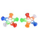 5pcs LED Flashing Ring Finger Shiny Kids Party Light up Glow in the dark Ring=SP
