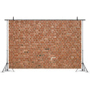 Rustic Red Brick Background Cloth Decoration Photography Props Backdrop