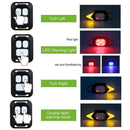 Intelligent Bike Turn Signal Indicator Light Wireless Remote Control Rear Lamp