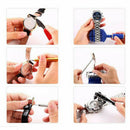 16x Watch Repair Tool Kit Case Opener Link Spring Bar Remover Watchmaker Tool OZ