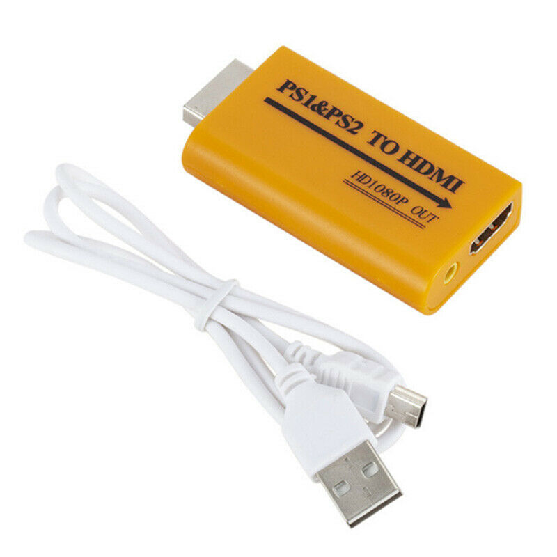 1080P HD PS1/PS2 To HDMI Audio Video Converter Adapter For HDTV ProjectorME