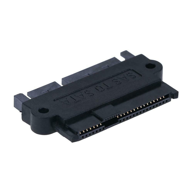 5Gbps SFF 8482 SAS to SATA 180 Degree Angle Adapter Converter Straight Head
