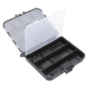 LED Portable fishing lure box spoon hook box Crankbait ,tackle plastic box  E5Q8
