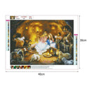 5D DIY Full Drill Diamond Painting Warm Family Cross Stitch Embroidery Kits