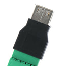 1Pc USB female to 5P screw shield plug terminal adapter connector FE ME