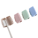 4pcs/Set Portable Travel Toothbrush Cover Wash Brush Cap Case Box LJ