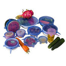 Reusable Silicone Stretch Lid Pan Bowl Pot Food Fresh Seal Cover (6x Round) A
