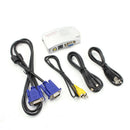 Support NTSC PAL VGA to TV AV RCA Signal Adapter Converter Video Switch Box lj