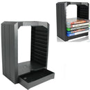 Ps4 Ps 4 Universal Game Storage Showcase Tower 10 Cd Games Holder For Plays P8Z8