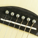 6Pcs 28mm Copper Bridge Pins For Acoustic Guitar Replacement Instrument Parts
