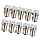 10 Pieces Ba15s  1156 382 9 LED Rear Stop Parking Light Bulb Lamp