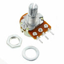 50k Ohm Single Linear Taper 3P 3 Pin Rotary Potentiometers Pots 2pcs
